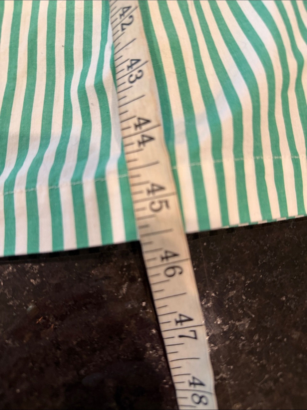 J. Crew Factory Green/White Striped Poplin Sleeveless Tiered Boho Maxi Size 2 - Picture 8 of 12